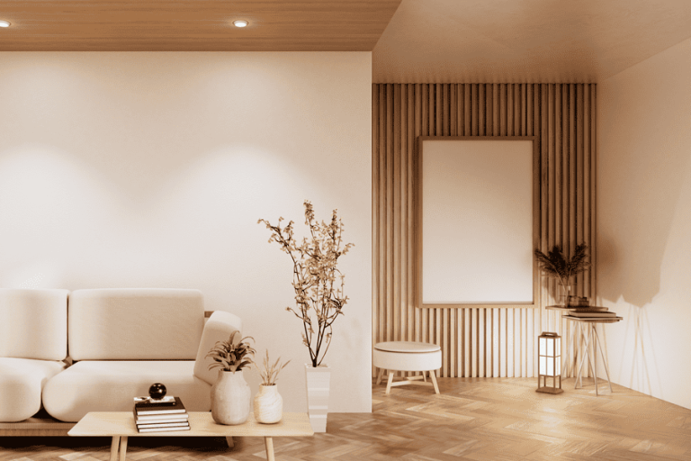 afbeelding van inrichting van een huis met wandpanelen