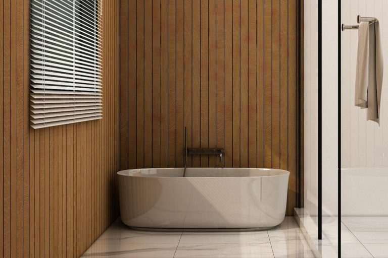 Wandpanelen in de badkamer